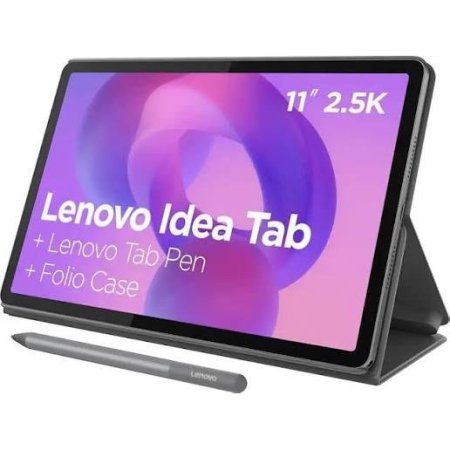‏Lenovo Idea Tab TB336FU – تابلت ذكي بشاشة 2.5K 11 إنش + أداء 256GB + 8GB RAM مع القلم الأصلي Pen Style + غطاء Case ‏Folio